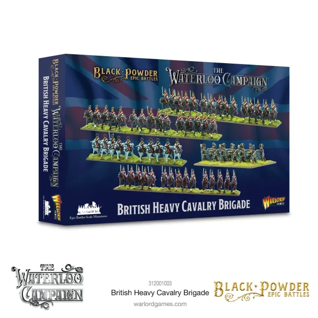 Black Powder Epic Waterloo Cavalerie Lourde boîte plastique