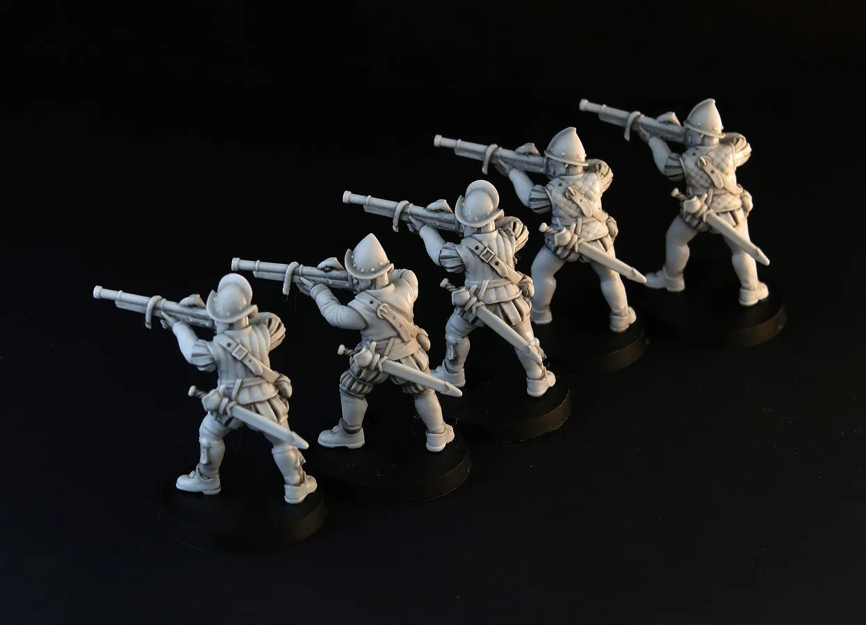 Brother Vinni Spanish Musketeers figurines résine 28mm x5