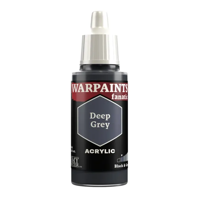 The Army Painter Warpaints Fanatic Deep Grey peinture acrylique 18 ml