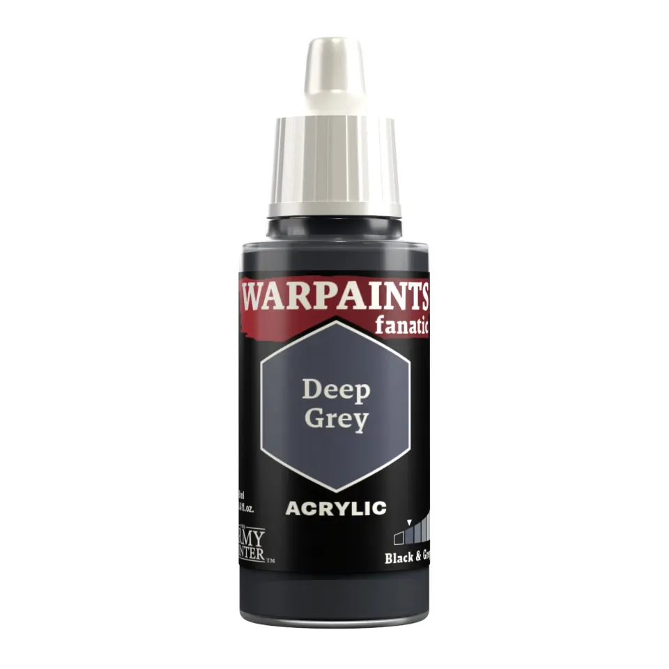 The Army Painter Warpaints Fanatic Deep Grey peinture acrylique 18 ml