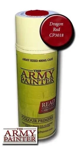 Army Painter Colour Primer Dragon Red bombe sous-couche