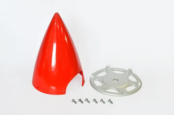 Black Horse Model Ultimate Spinner cône hélice rouge 115mm