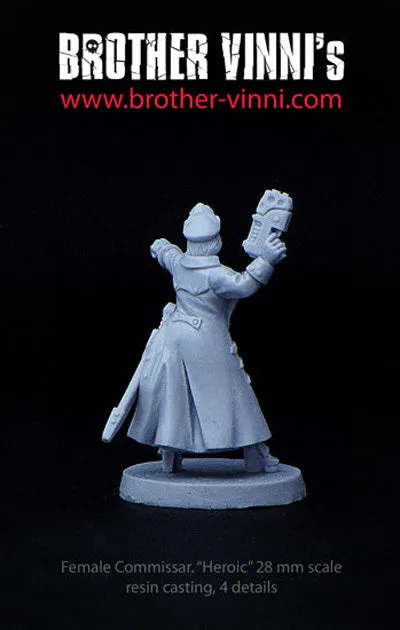 Brother Vinni Commissaire Impériale figurine résine 28mm