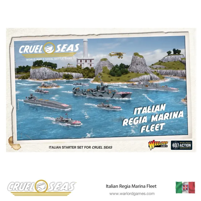 Warlord Games Cruel Seas Regia Marina Fleet flotte