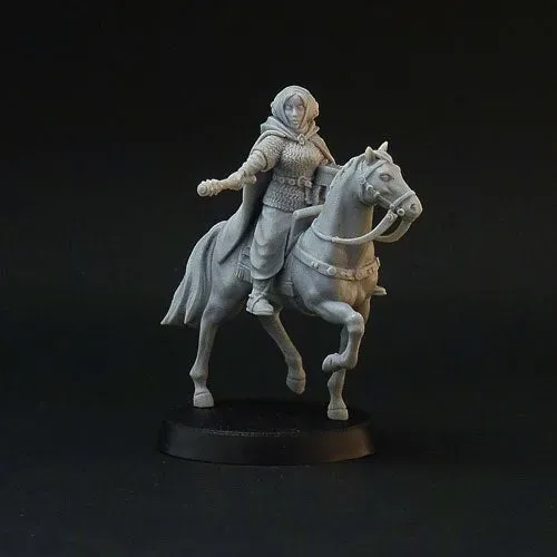 Brother Vinni Matilda of Tuscany figurine résine 28mm montée