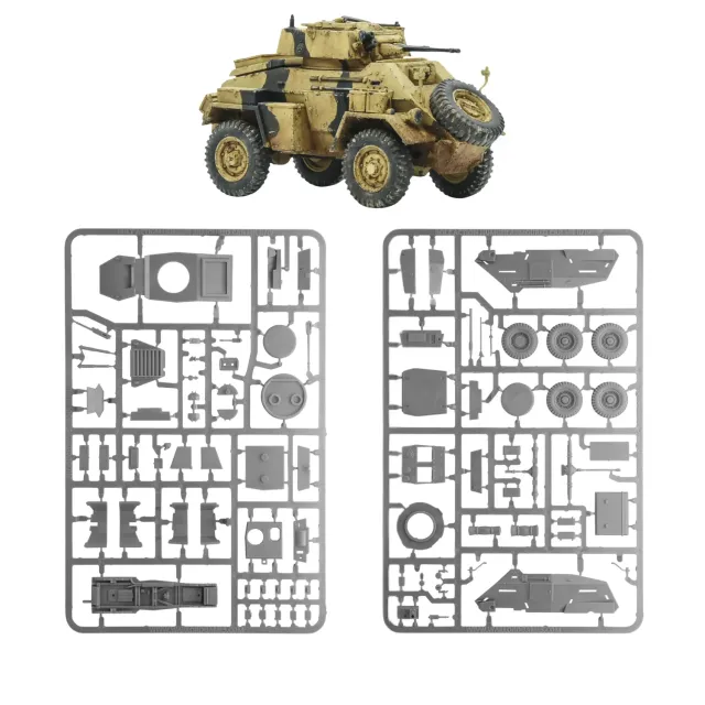 Bolt Action Humber Armoured Car Mk II/IV grappe plastique