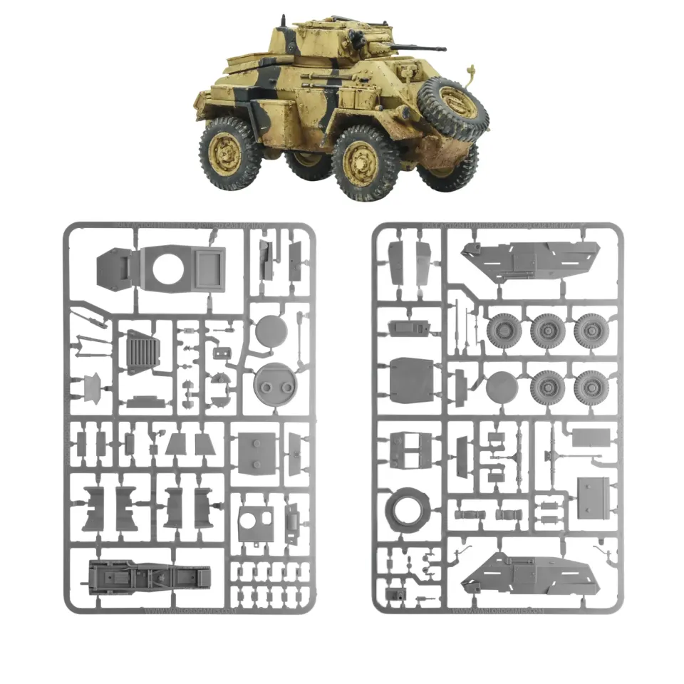 Bolt Action Humber Armoured Car Mk II/IV grappe plastique