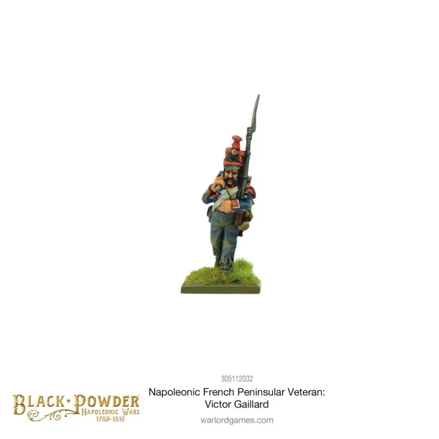 Black Powder Victor Gaillard figurine vétéran péninsulaire