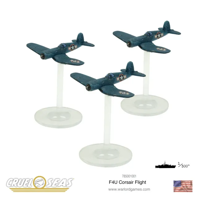 Blood Red Skies F4U Corsair avion miniature métal US Navy