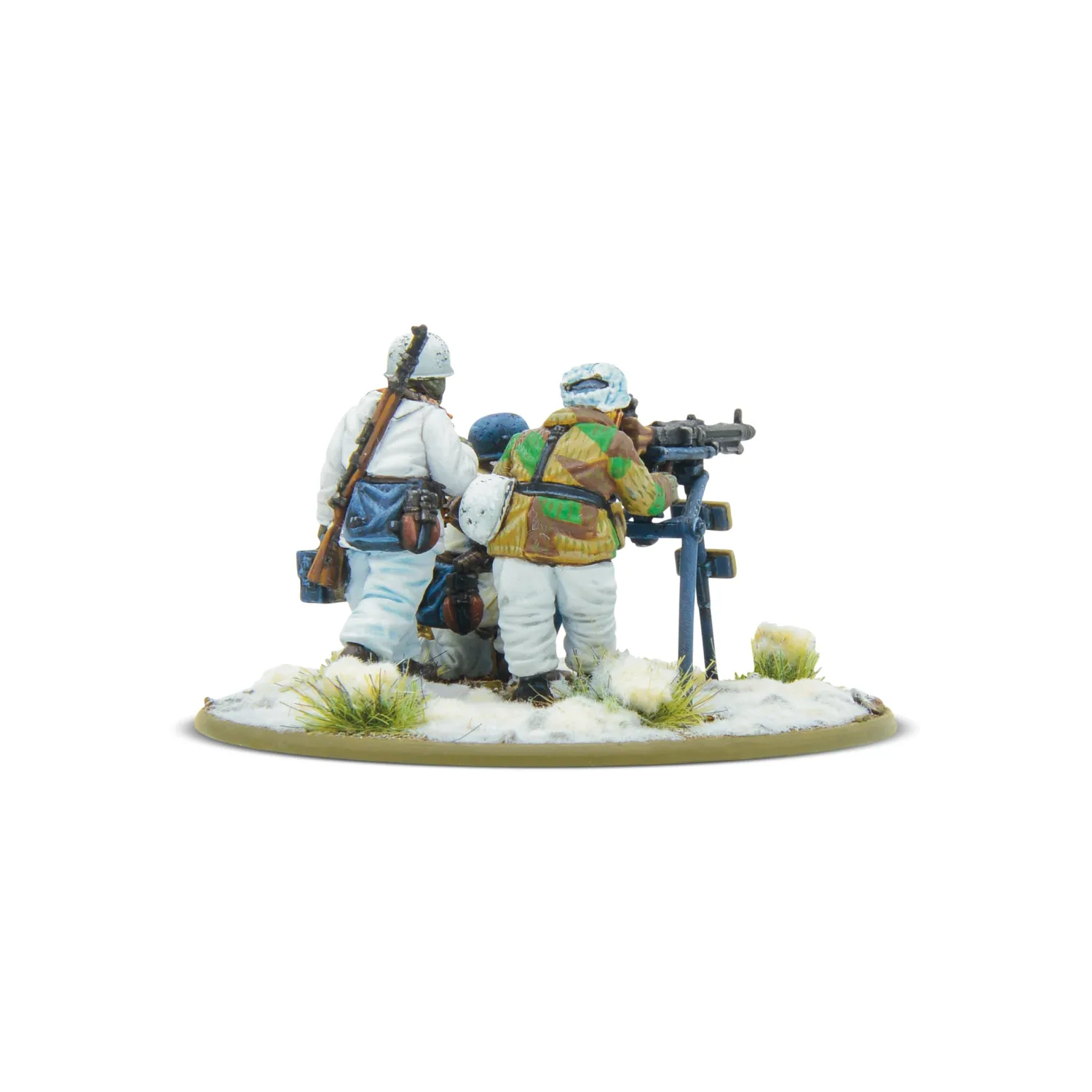 Warlord Games Bolt Action Fallschirmjäger Winter MMG Team équipe MG42 métal