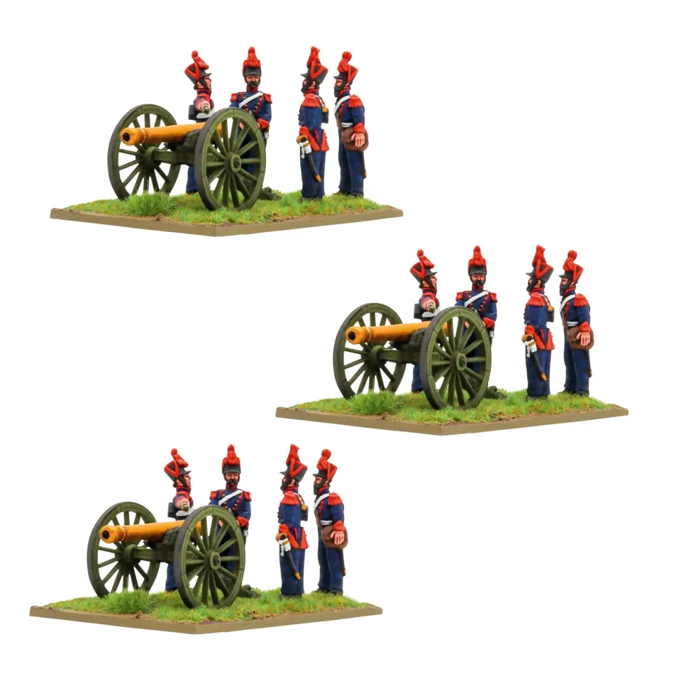 Bolt Action Black Powder Crimean War French Artillery figurines métal
