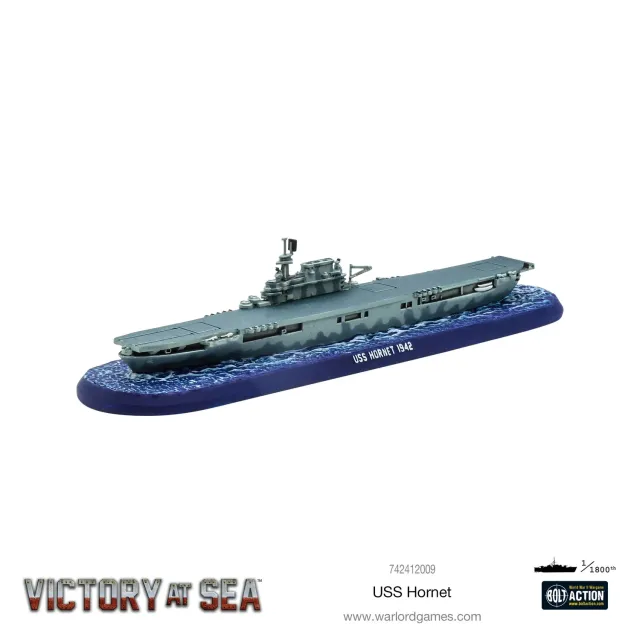 Warlord Games Victory at Sea USS Hornet porte-avions résine
