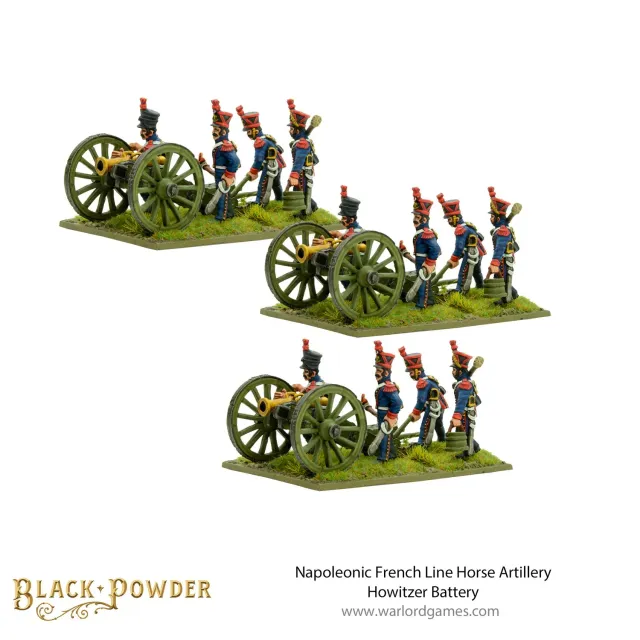 Bolt Action Napoleonic French Line Horse Artillery Howitzer Battery figurines métal