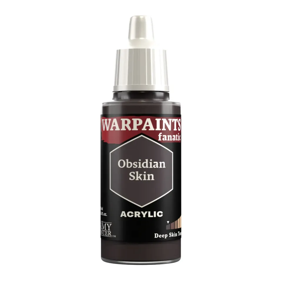 Army Painter Warpaints Fanatic Obsidian Skin peinture 18ml
