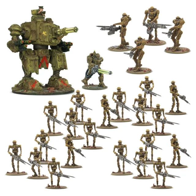 Bolt Action Konflikt 47 Commonwealth Automated Battalion armée