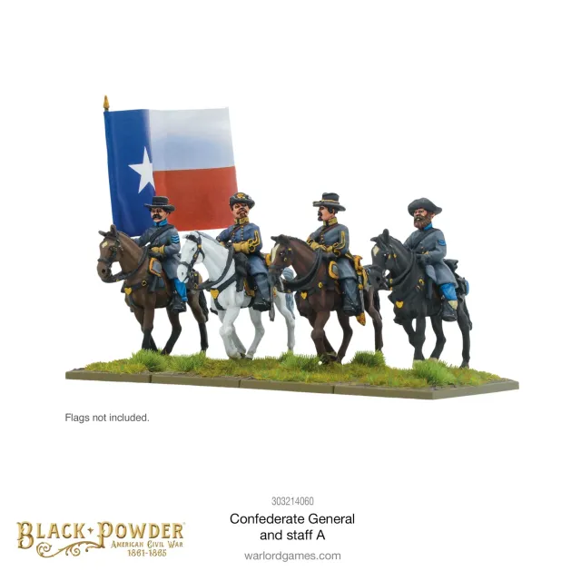 Warlord Games Black Powder Général confédéré A figurines métal
