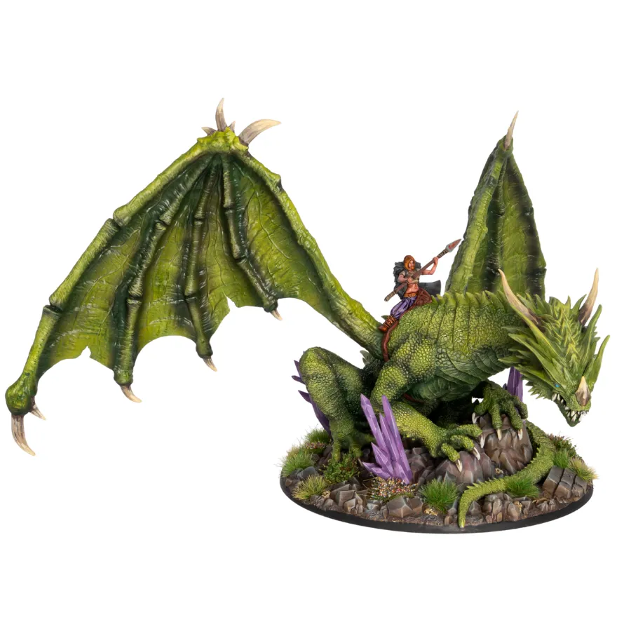 Bolt Action Argloth Rivelwyr dragon fantasy plastique 290 mm