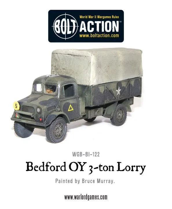 Bolt Action Bedford OY camion transport résine 12 places
