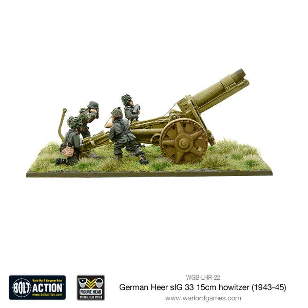 Bolt Action German Heer sIG 33 15cm howitzer 1943-45 canon métal