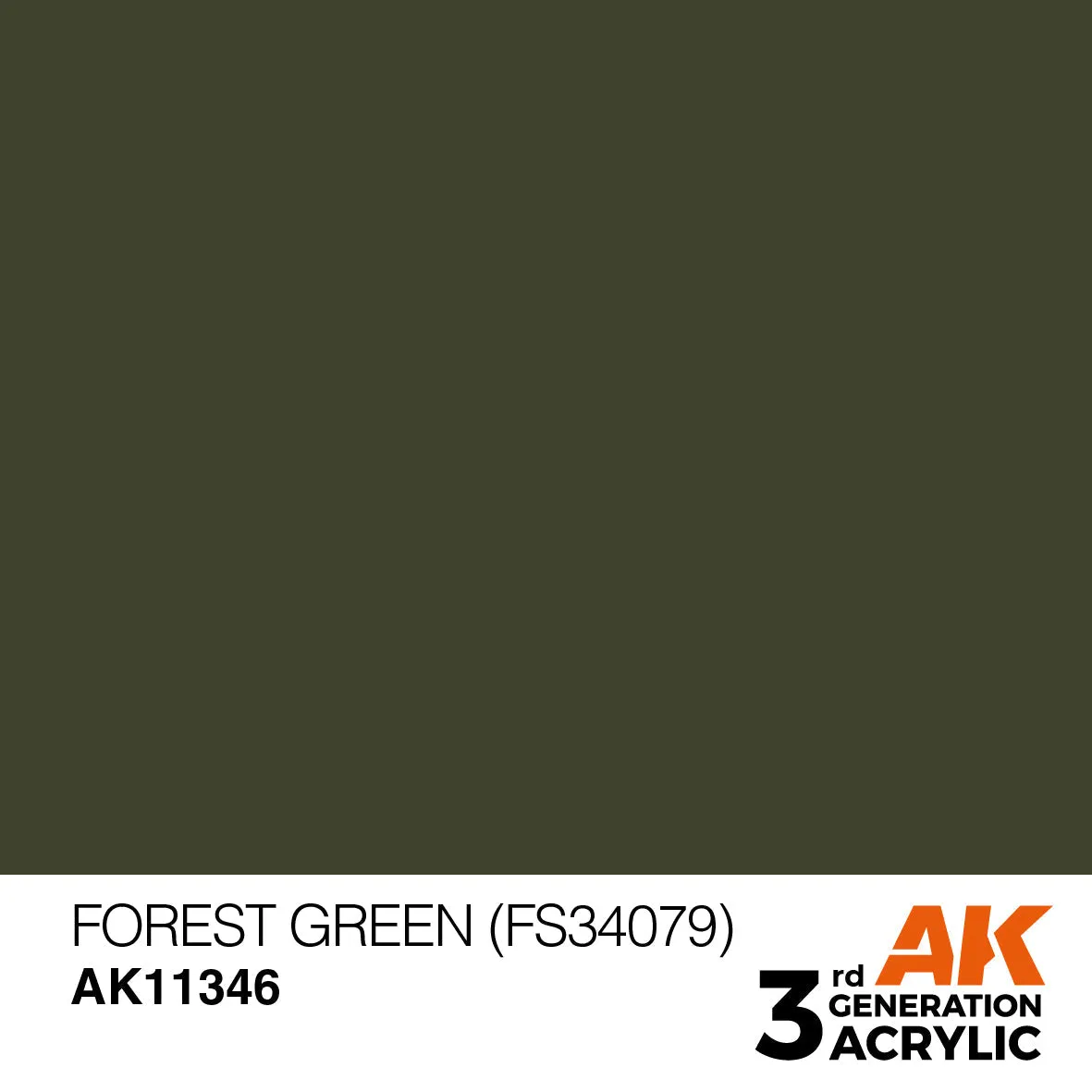 AK Interactive 3Gen Acrylic Forest Green (FS34079) peinture acrylique