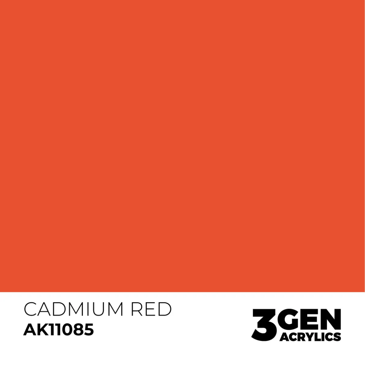 Bolt Action AK Interactive 3Gen Cadmium Red peinture 17ml rouge