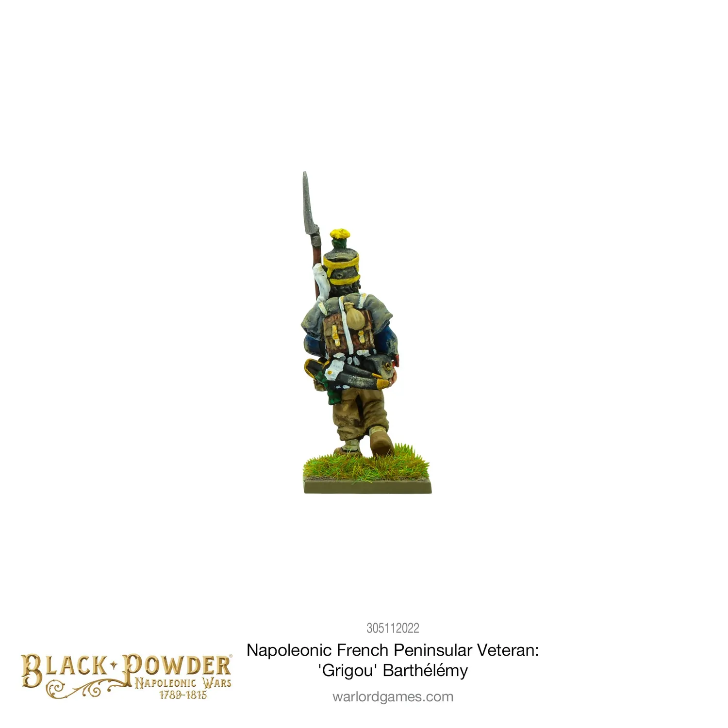 Black Powder Napoleonic Peninsular Veteran Grigou Barthelemy figurine résine