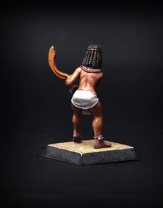 Brother Vinni Egyptian Girl figurine 28 mm à l'épée