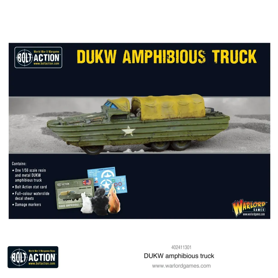 Bolt Action DUKW camion amphibie miniature US
