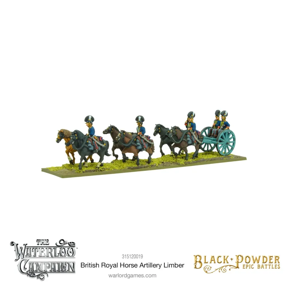Bolt Action Black Powder Napoleonic British Royal Horse Artillery Limber artillerie