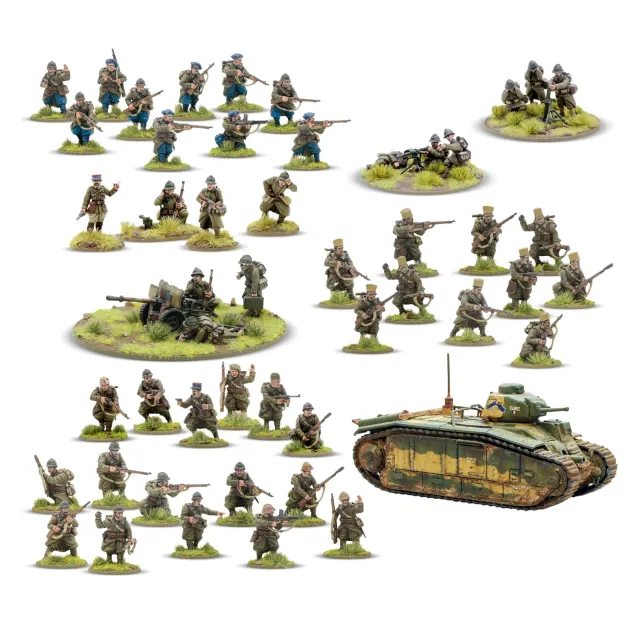 Bolt Action French Army starter army armée de démarrage