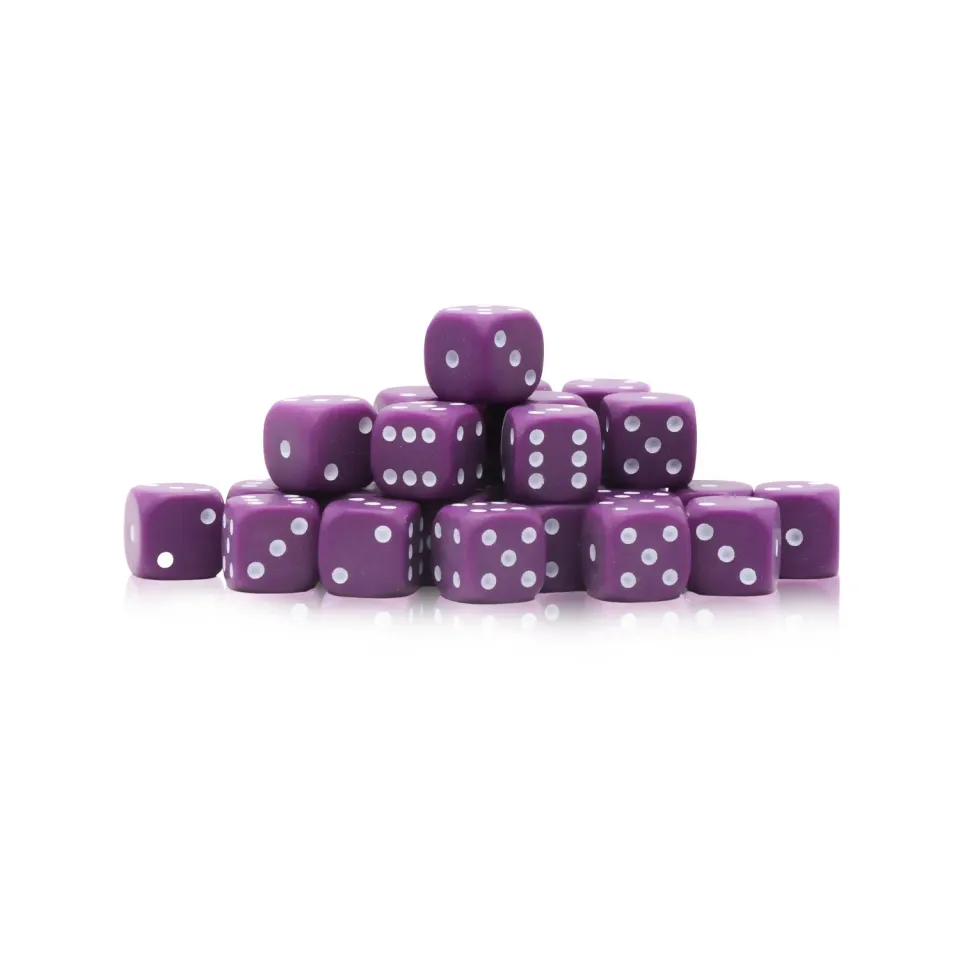 Bolt Action D6 Dice Pack dés 10mm violet