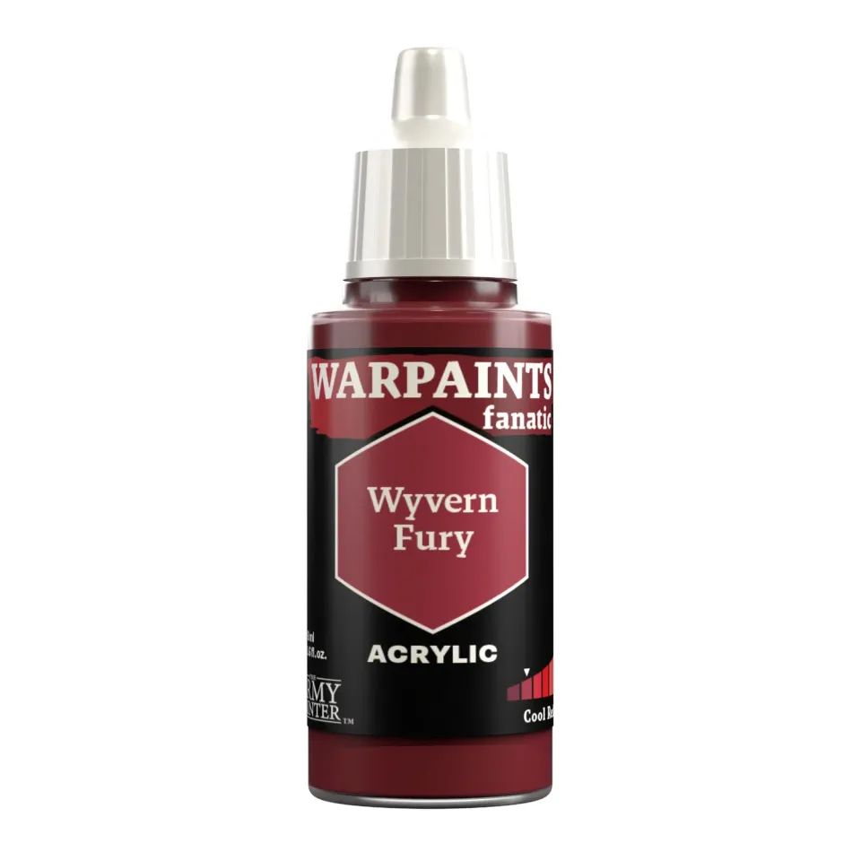 Army Painter Warpaints Fanatic Wyvern Fury peinture rouge 18 ml couvrante