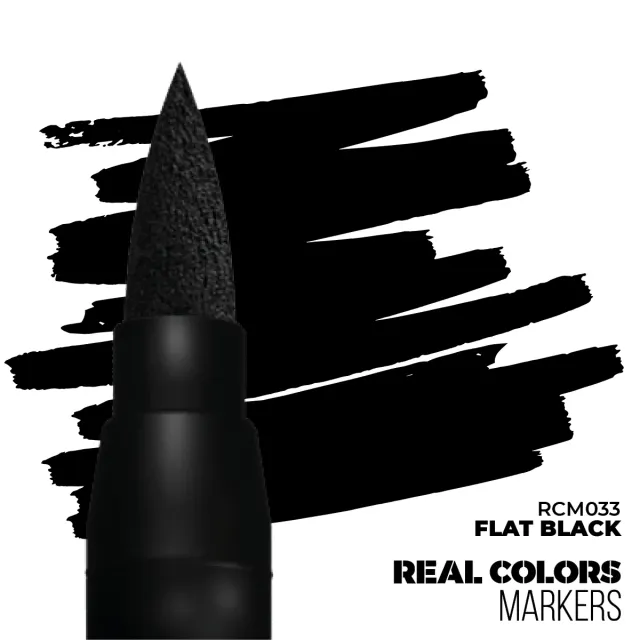 DES TRANCHEES AUX BARRICADES Flat Black noir marqueur acrylique couvrant