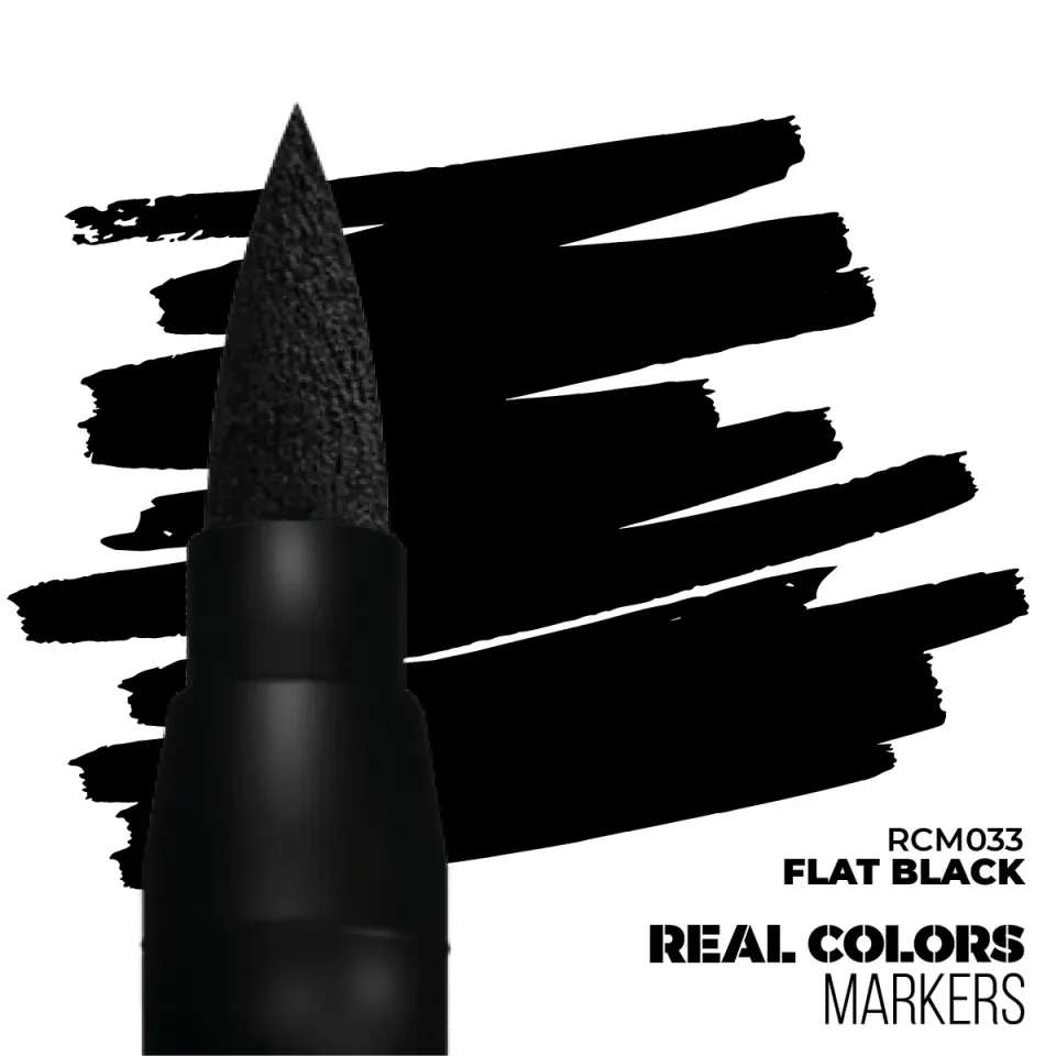 DES TRANCHEES AUX BARRICADES Flat Black noir marqueur acrylique couvrant