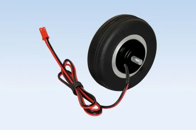 Black Horse roue frein 65mm avion RC caoutchouc