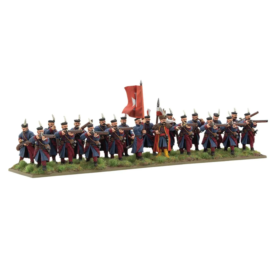 Bolt Action Pike & Shotte Hajduks Regiment figurines 20 métal avec commandement