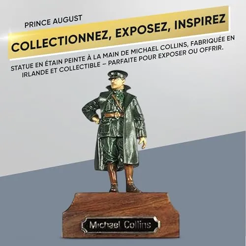 Prince August Michael Collins statue en étain 54 mm peinte à la main