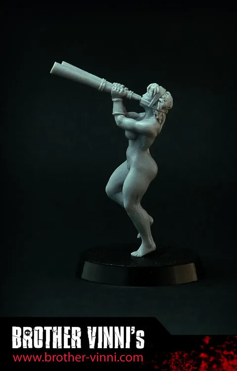 Brother Vinni Female Hoplite Musician figurine grecque 28 mm