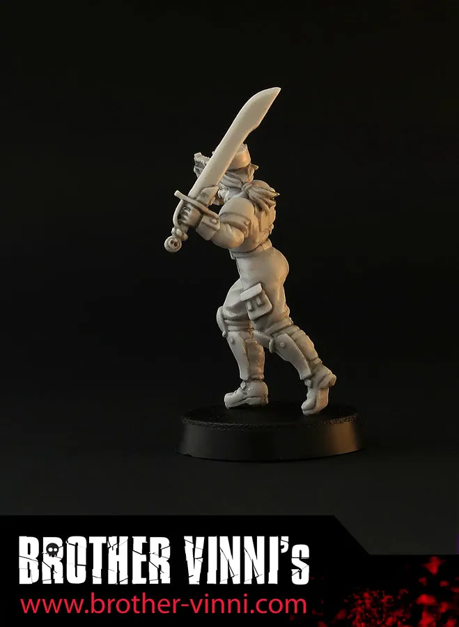 BROTHER VINNI Special Unit Female Guard Sergeant figurine 28-32 mm résine