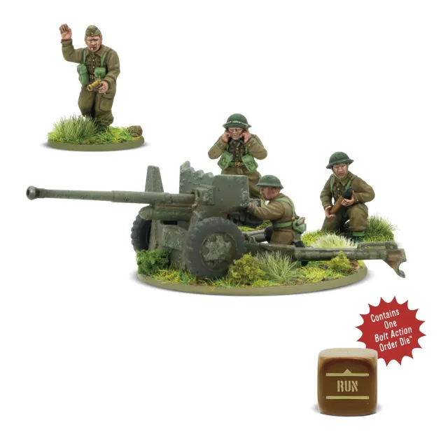 Bolt Action 6-pounder canon antichar plastique