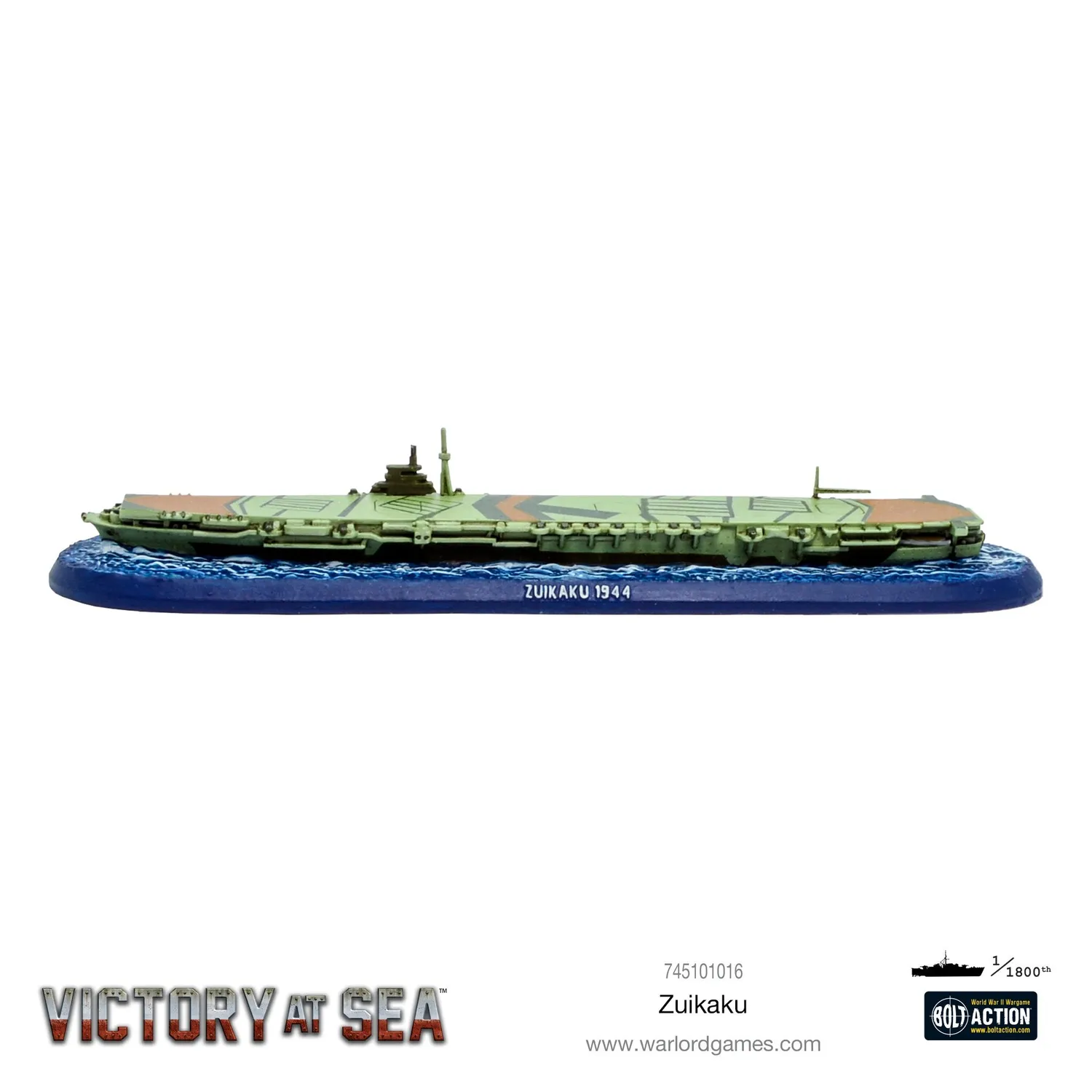 Bolt Action Victory at Sea Zuikaku porte-avions résine