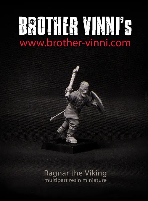 BROTHER VINNI Ragnar Lothbrok figurine 28 mm résine viking