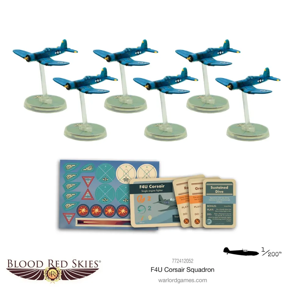 Blood Red Skies F4U Corsair Squadron escadron de chasseurs 6 avions