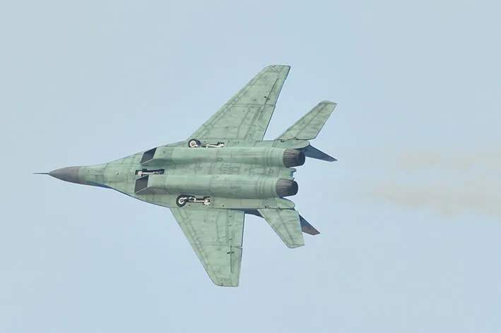 Black Horse BH185 MiG-29 jet RC 1635mm turbine 100-140N