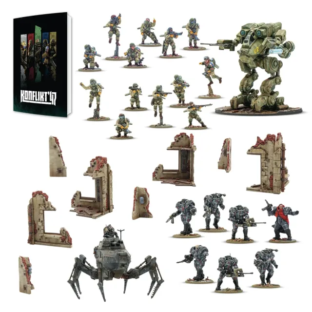 Bolt Action Konflikt ’47 Starter Set boîte de démarrage jeu de figurines