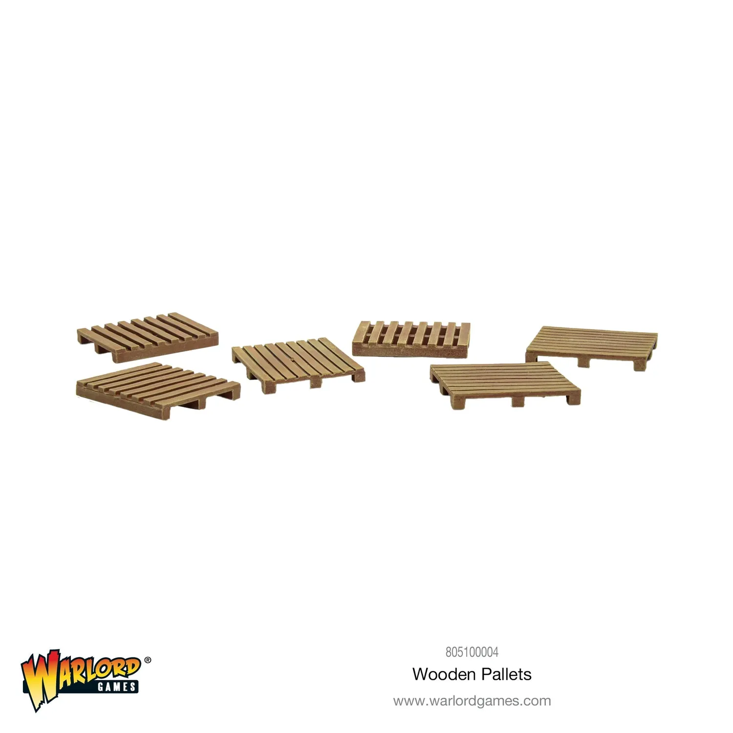Warlord Mega-City Wooden Pallets décor résine 2 pièces