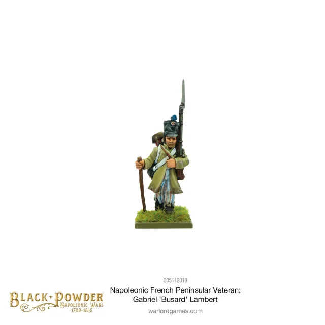 Warlord Black Powder Gabriel Busard Lambert figurine résine