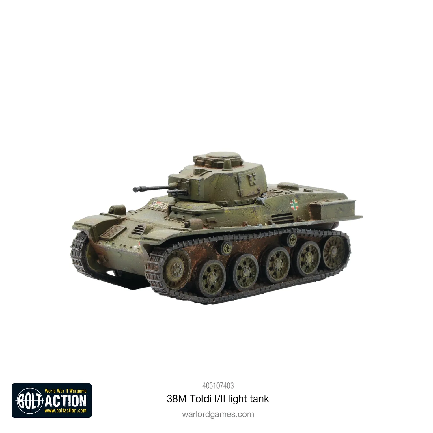 Bolt Action 38M Toldi I/II char léger hongrois résine