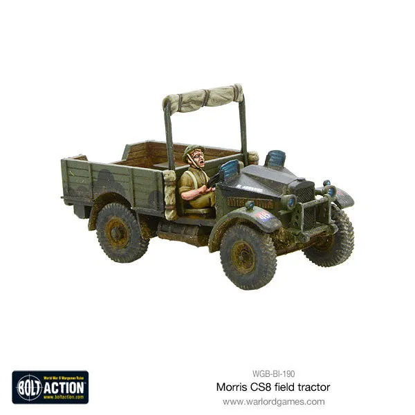Bolt Action Morris CS8 Field Tractor véhicule résine métal