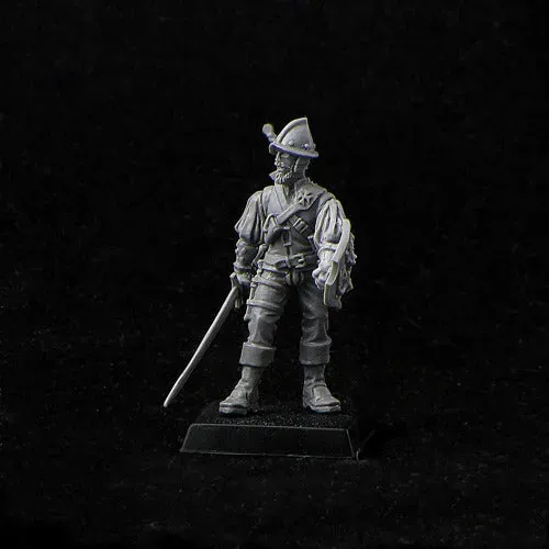 BROTHER VINNI Conquistador figurine historique 28 mm résine